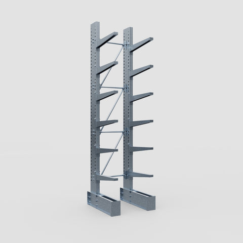 Cantilever Rack - Single Sided - Super Heavy Duty - Hot Dip Galvanized - Full Bay - Height 4267mm
