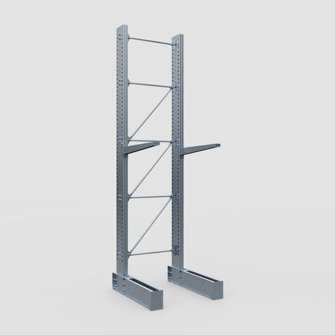Cantilever Rack - Single Sided - Super Heavy Duty - Hot Dip Galvanized - Full Bay - Height 4877mm