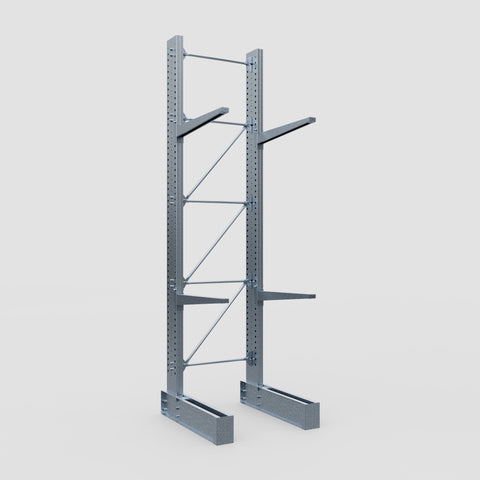 Cantilever Rack - Single Sided - Super Heavy Duty - Hot Dip Galvanized - Full Bay - Height 4877mm