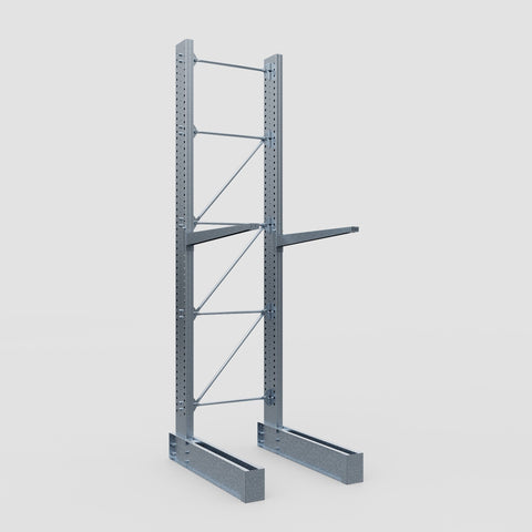 Cantilever Rack - Single Sided - Super Heavy Duty - Hot Dip Galvanized - Full Bay - Height 4877mm