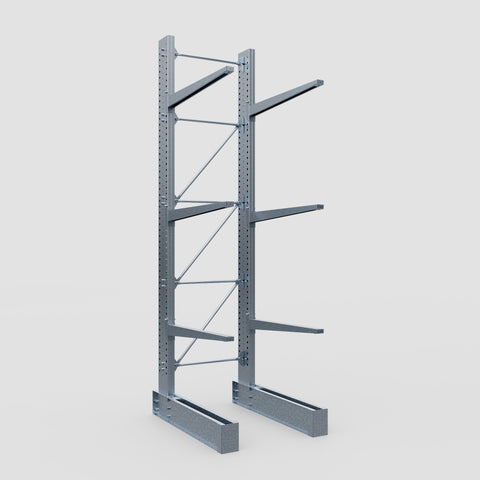 Cantilever Rack - Single Sided - Super Heavy Duty - Hot Dip Galvanized - Full Bay - Height 4877mm