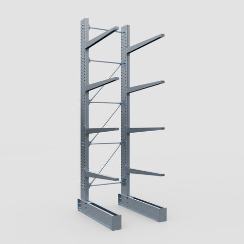 Cantilever Rack - Single Sided - Super Heavy Duty - Hot Dip Galvanized - Full Bay - Height 4877mm