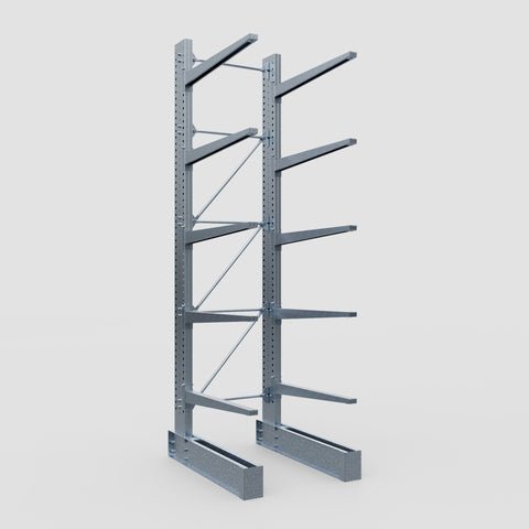 Cantilever Rack - Single Sided - Super Heavy Duty - Hot Dip Galvanized - Full Bay - Height 4877mm