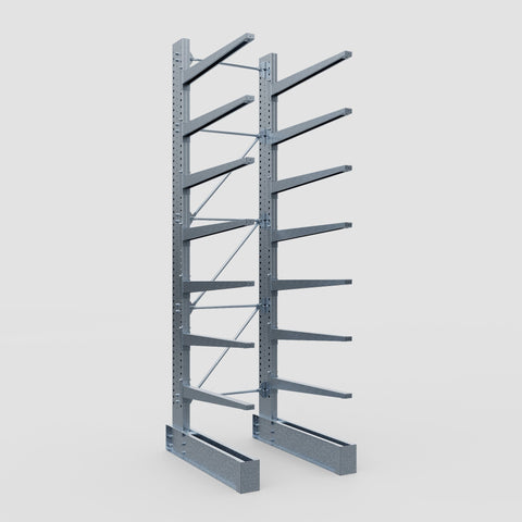 Cantilever Rack - Single Sided - Super Heavy Duty - Hot Dip Galvanized - Full Bay - Height 4877mm