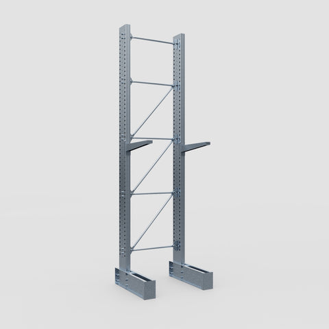 Cantilever Rack - Single Sided - Super Heavy Duty - Hot Dip Galvanized - Full Bay - Height 4877mm