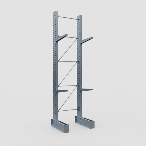 Cantilever Rack - Single Sided - Super Heavy Duty - Hot Dip Galvanized - Full Bay - Height 4877mm