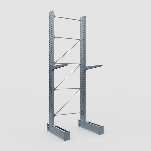 Cantilever Rack - Single Sided - Super Heavy Duty - Hot Dip Galvanized - Full Bay - Height 4877mm