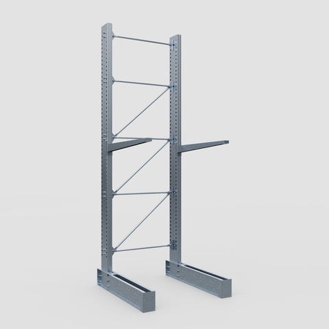 Cantilever Rack - Single Sided - Super Heavy Duty - Hot Dip Galvanized - Full Bay - Height 4877mm