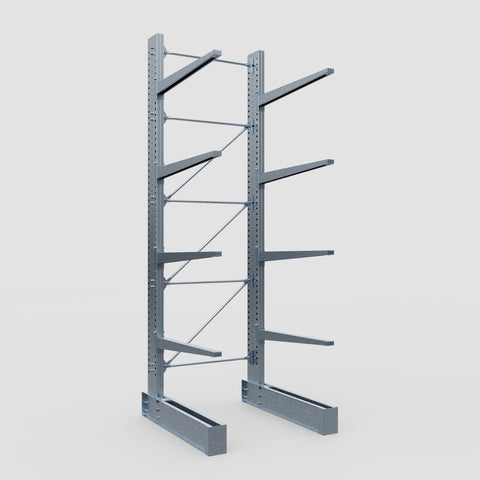 Cantilever Rack - Single Sided - Super Heavy Duty - Hot Dip Galvanized - Full Bay - Height 4877mm