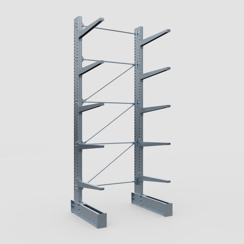 Cantilever Rack - Single Sided - Super Heavy Duty - Hot Dip Galvanized - Full Bay - Height 4877mm