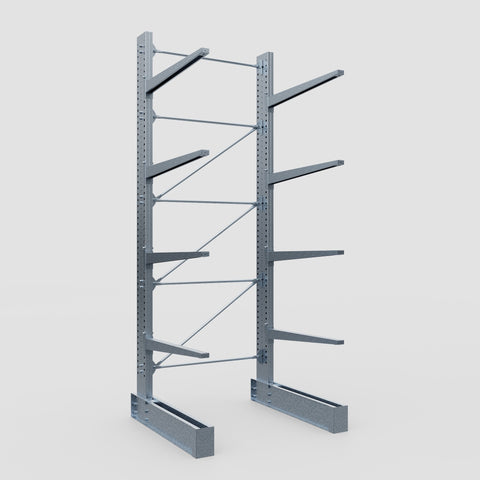 Cantilever Rack - Single Sided - Super Heavy Duty - Hot Dip Galvanized - Full Bay - Height 4877mm