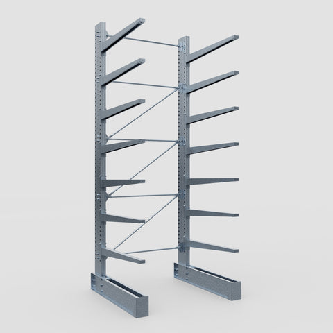 Cantilever Rack - Single Sided - Super Heavy Duty - Hot Dip Galvanized - Full Bay - Height 4877mm