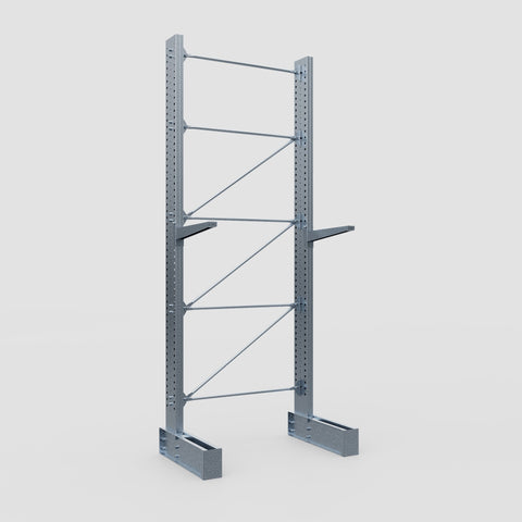 Cantilever Rack - Single Sided - Super Heavy Duty - Hot Dip Galvanized - Full Bay - Height 4877mm