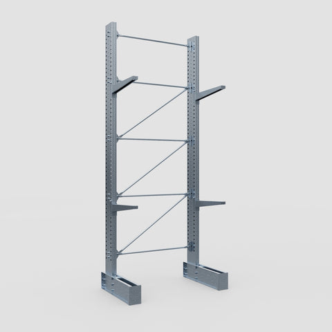 Cantilever Rack - Single Sided - Super Heavy Duty - Hot Dip Galvanized - Full Bay - Height 4877mm
