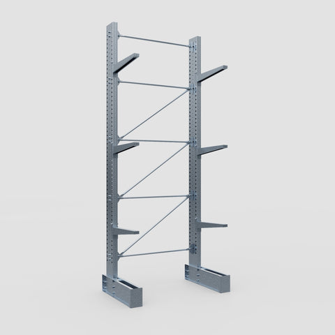 Cantilever Rack - Single Sided - Super Heavy Duty - Hot Dip Galvanized - Full Bay - Height 4877mm