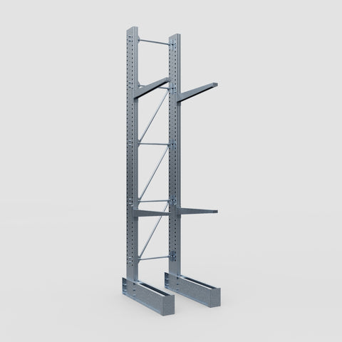 Cantilever Rack - Single Sided - Super Heavy Duty - Hot Dip Galvanized - Full Bay - Height 4877mm