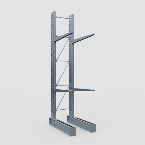 Cantilever Rack - Single Sided - Super Heavy Duty - Hot Dip Galvanized - Full Bay - Height 4877mm