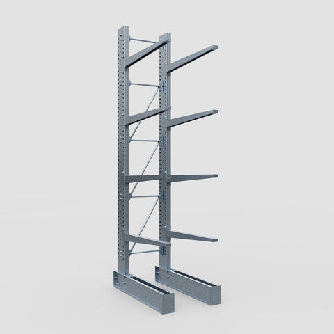 Cantilever Rack - Single Sided - Super Heavy Duty - Hot Dip Galvanized - Full Bay - Height 4877mm