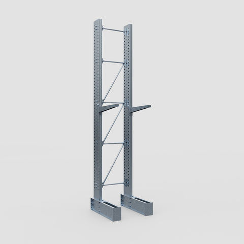 Cantilever Rack - Single Sided - Super Heavy Duty - Hot Dip Galvanized - Full Bay - Height 4877mm