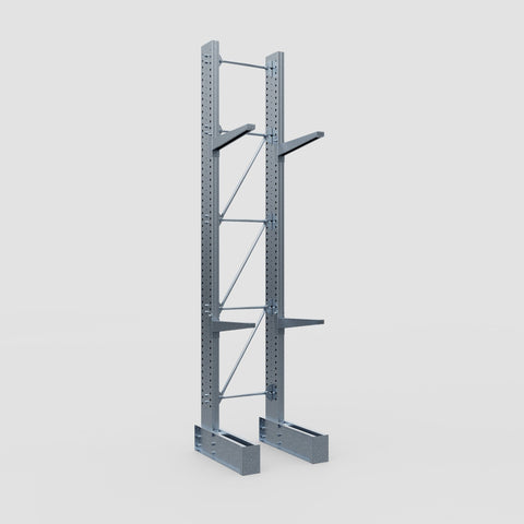 Cantilever Rack - Single Sided - Super Heavy Duty - Hot Dip Galvanized - Full Bay - Height 4877mm