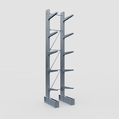 Cantilever Rack - Single Sided - Super Heavy Duty - Hot Dip Galvanized - Full Bay - Height 4877mm