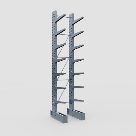 Cantilever Rack - Single Sided - Super Heavy Duty - Hot Dip Galvanized - Full Bay - Height 4877mm