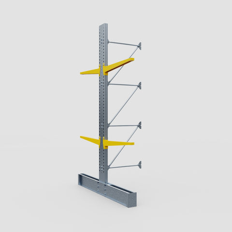 Cantilever Rack - Double Sided - Super Heavy Duty - Powder Coated - Add-On Bay - Height 4267mm