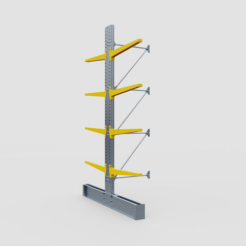 Cantilever Rack - Double Sided - Super Heavy Duty - Powder Coated - Add-On Bay - Height 4267mm