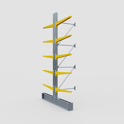 Cantilever Rack - Double Sided - Super Heavy Duty - Powder Coated - Add-On Bay - Height 4267mm