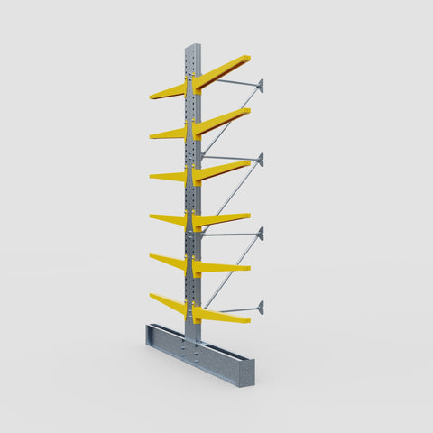 Cantilever Rack - Double Sided - Super Heavy Duty - Powder Coated - Add-On Bay - Height 4267mm