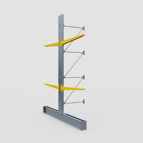 Cantilever Rack - Double Sided - Super Heavy Duty - Powder Coated - Add-On Bay - Height 4267mm