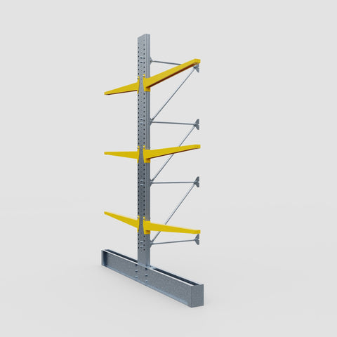 Cantilever Rack - Double Sided - Super Heavy Duty - Powder Coated - Add-On Bay - Height 4267mm