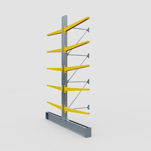 Cantilever Rack - Double Sided - Super Heavy Duty - Powder Coated - Add-On Bay - Height 4267mm