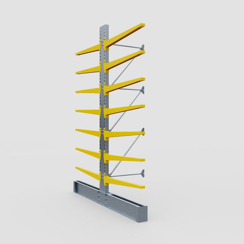 Cantilever Rack - Double Sided - Super Heavy Duty - Powder Coated - Add-On Bay - Height 4267mm