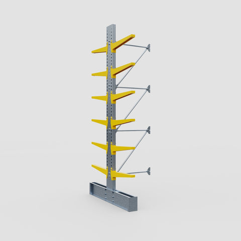 Cantilever Rack - Double Sided - Super Heavy Duty - Powder Coated - Add-On Bay - Height 4267mm