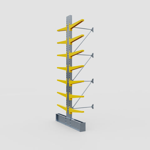 Cantilever Rack - Double Sided - Super Heavy Duty - Powder Coated - Add-On Bay - Height 4267mm