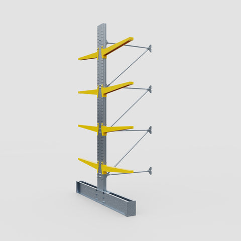 Cantilever Rack - Double Sided - Super Heavy Duty - Powder Coated - Add-On Bay - Height 4267mm