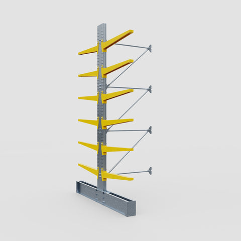 Cantilever Rack - Double Sided - Super Heavy Duty - Powder Coated - Add-On Bay - Height 4267mm