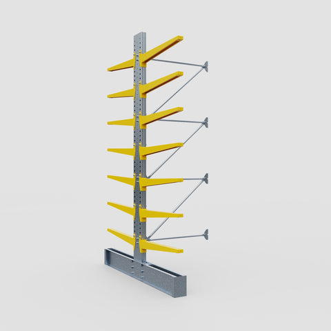 Cantilever Rack - Double Sided - Super Heavy Duty - Powder Coated - Add-On Bay - Height 4267mm