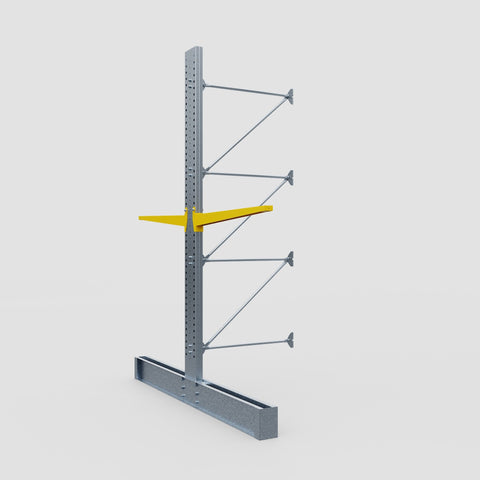 Cantilever Rack - Double Sided - Super Heavy Duty - Powder Coated - Add-On Bay - Height 4267mm