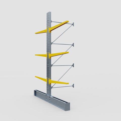 Cantilever Rack - Double Sided - Super Heavy Duty - Powder Coated - Add-On Bay - Height 4267mm