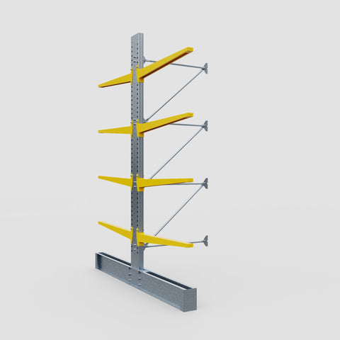 Cantilever Rack - Double Sided - Super Heavy Duty - Powder Coated - Add-On Bay - Height 4267mm