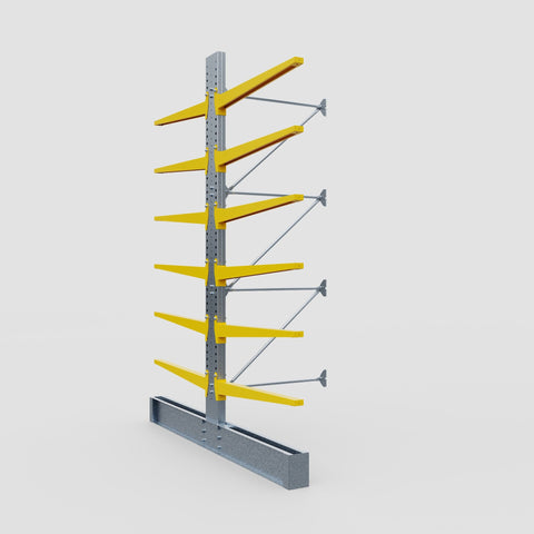 Cantilever Rack - Double Sided - Super Heavy Duty - Powder Coated - Add-On Bay - Height 4267mm