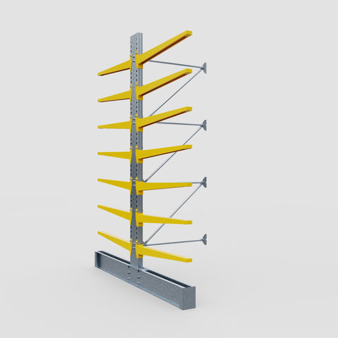 Cantilever Rack - Double Sided - Super Heavy Duty - Powder Coated - Add-On Bay - Height 4267mm