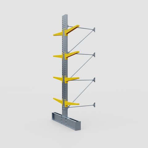 Cantilever Rack - Double Sided - Super Heavy Duty - Powder Coated - Add-On Bay - Height 4267mm