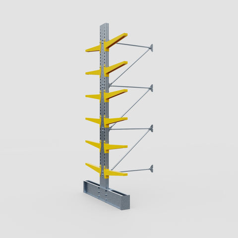 Cantilever Rack - Double Sided - Super Heavy Duty - Powder Coated - Add-On Bay - Height 4267mm