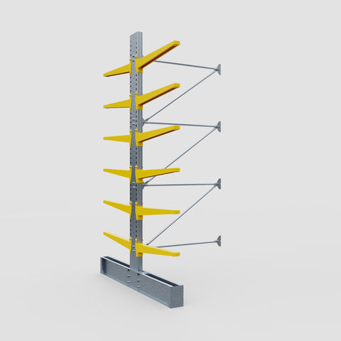 Cantilever Rack - Double Sided - Super Heavy Duty - Powder Coated - Add-On Bay - Height 4267mm