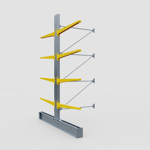 Cantilever Rack - Double Sided - Super Heavy Duty - Powder Coated - Add-On Bay - Height 4267mm