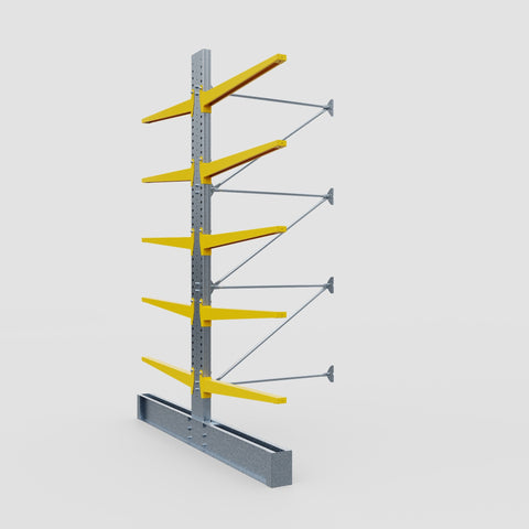 Cantilever Rack - Double Sided - Super Heavy Duty - Powder Coated - Add-On Bay - Height 4267mm