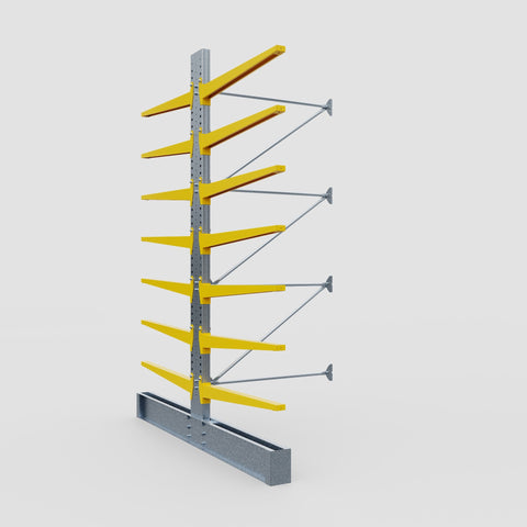 Cantilever Rack - Double Sided - Super Heavy Duty - Powder Coated - Add-On Bay - Height 4267mm